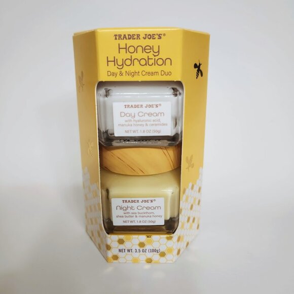 NEW Trader Joes Honey Hydration Face Day and Night Cream Trader Joe's 3.5oz Hexa - Picture 10 of 13